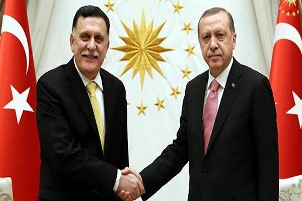 رئیس دولت وفاق لیبی و اردوغان تلفنی مصاحبه کردند