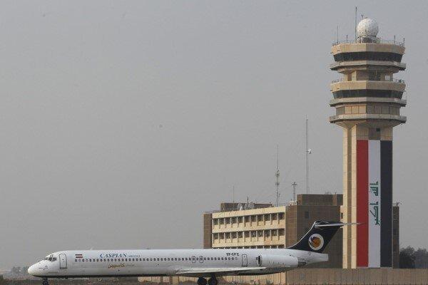 حمله راکتی به بخش نظامی فرودگاه بین المللی بغداد